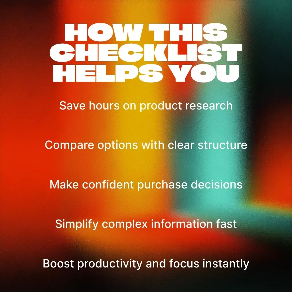 5-Minute Product Comparison Checklist | Digital Download Guide for Smart Shoppers, Entrepreneurs & Product Researchers | Printable PDF & Instant Access