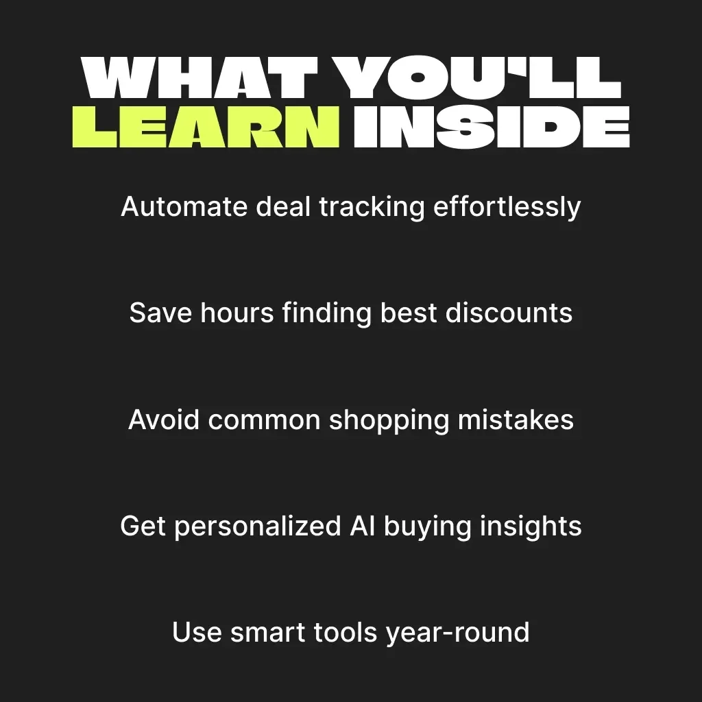 Automate Your Black Friday Wins with AI | Ultimate Guide to How to Automate Your Black Friday Shopping with AI | Digital Download eBook for Smart Shoppers & Deal Hunters