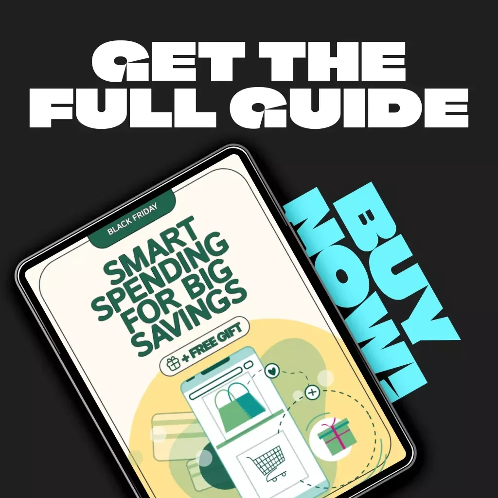 Smart Spending for Big Savings | Black Friday Budgeting Guide | How to Create a Black Friday Shopping Budget | Digital Download for Smarter Holiday Shopping