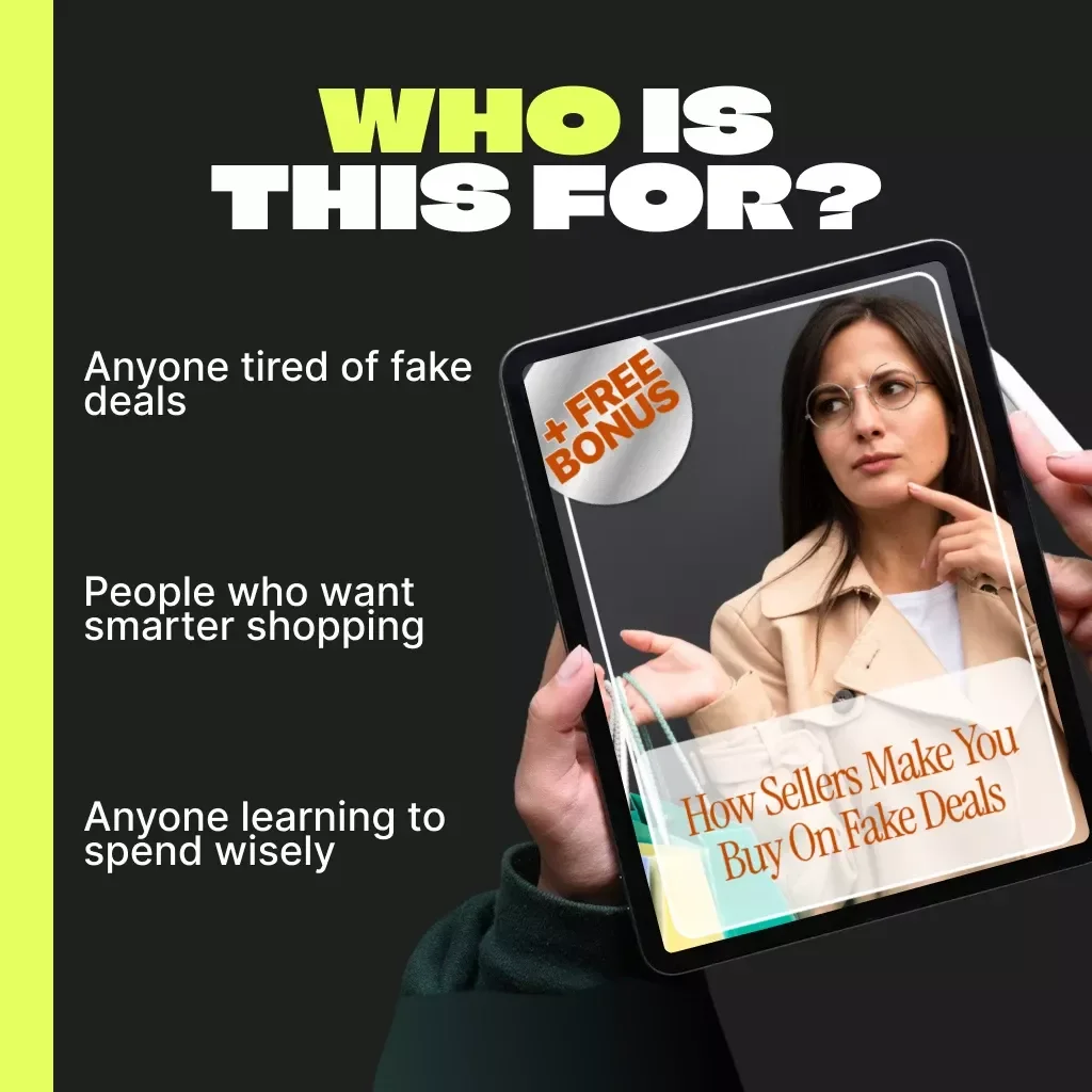 How Sellers Make You Buy on Fake Deals – eBook Guide to Spotting How Sellers Run Fake Sales | Learn to Identify Fake Discounts, Misleading Flash Sales & Smart Shopping Tactics