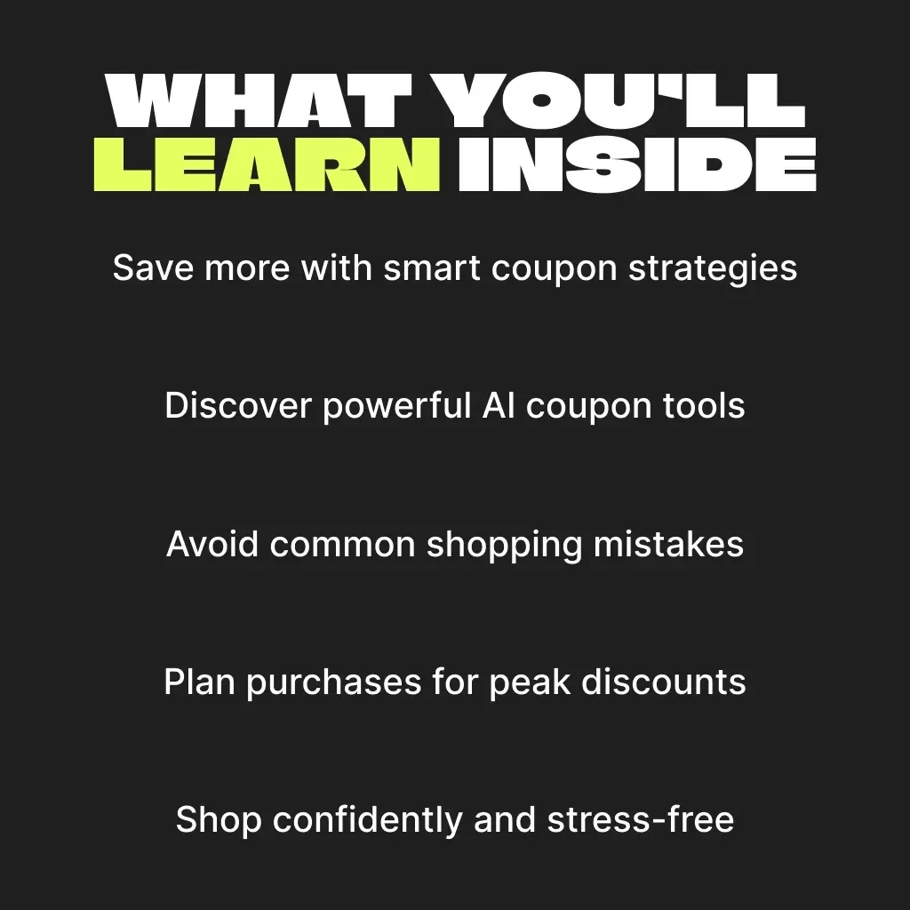 Clip & Stack Black Friday Coupons | Digital Couponing Guide | AI Coupon Strategy eBook | Printable Savings Checklist | Learn How to Stack Coupons & Maximize Discounts