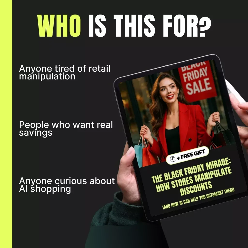 The Black Friday Mirage: How Stores Manipulate Discounts (and How AI Can Help You Outsmart Them) | Digital Guide for Smart Shoppers, Learn how stores manipulate discounts on Black Friday and use AI to uncover real deals