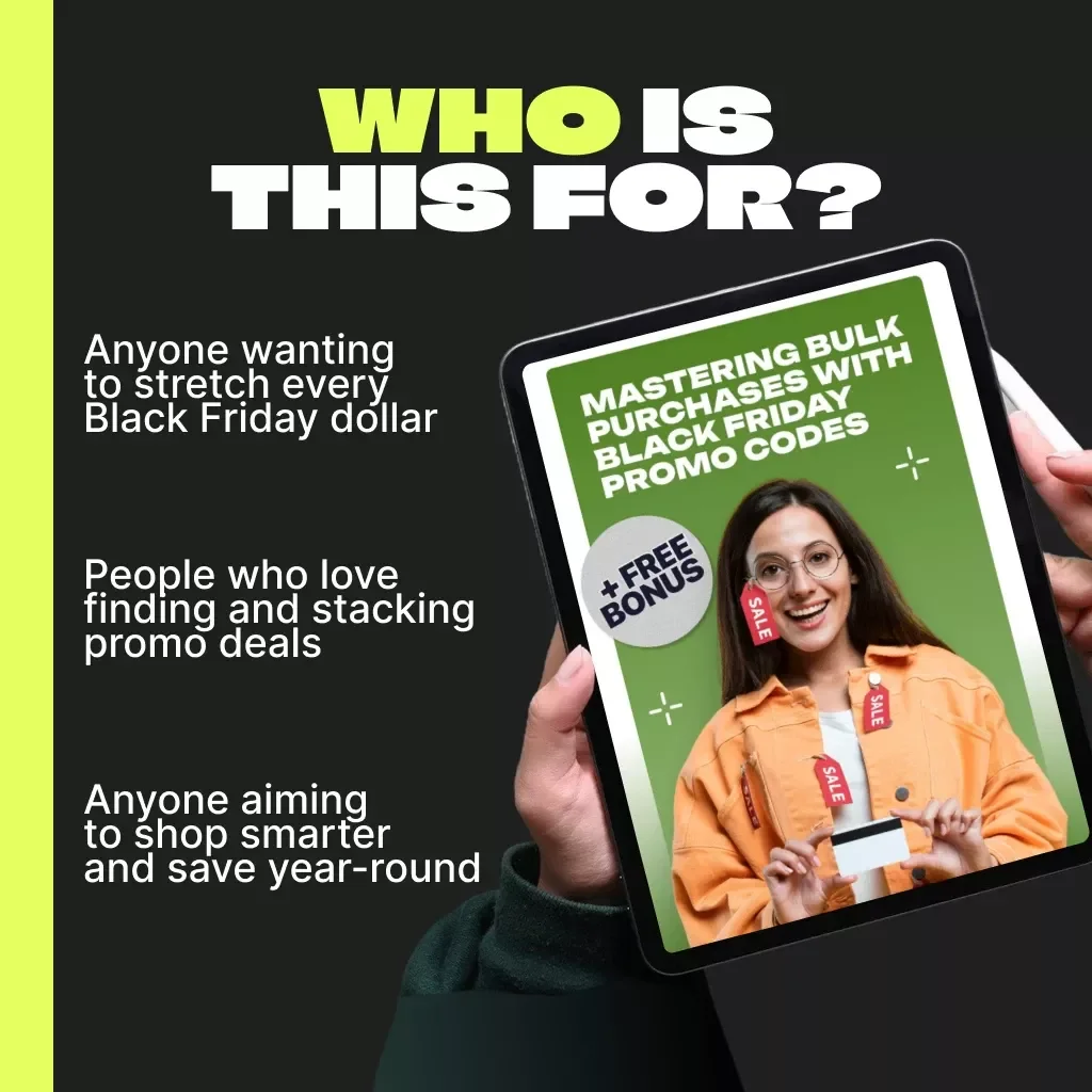 Mastering Bulk Purchases with Black Friday Promo Codes | How to Plan Bulk Purchases Using Black Friday Promo Codes | Digital Ebook Guide for Smart Shoppers, Business Owners & Savvy Buyers