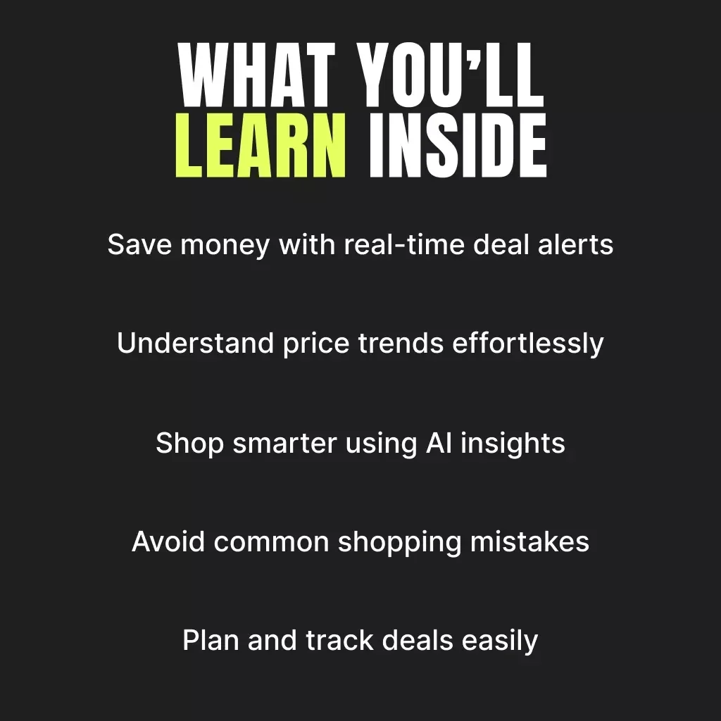 Track the Deal: Your Smart Guide to Black Friday Price Trackers | Digital Download eBook for Savvy Shoppers, Holiday Savings, and Smart Price Tracking Tools