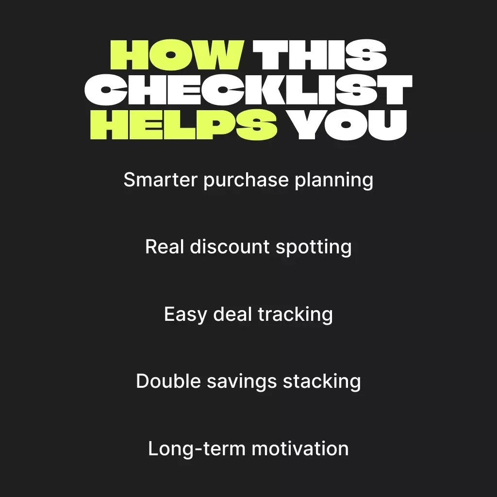 Your Black Friday Fitness Hunt: The Ultimate Discount Checklist | Digital Download Guide for How to Find Discounts on Fitness Equipment During Black Friday