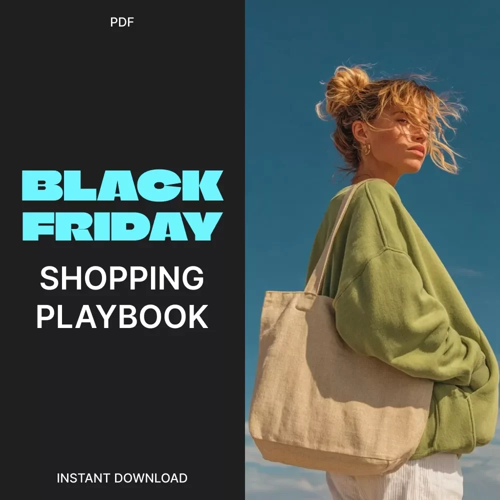 Smart & Sustainable: Your Black Friday Shopping Playbook | Digital Guide for Conscious Consumers | black friday shopping rules for sustainable purchases | Eco-Friendly eBook for Mindful Shoppers