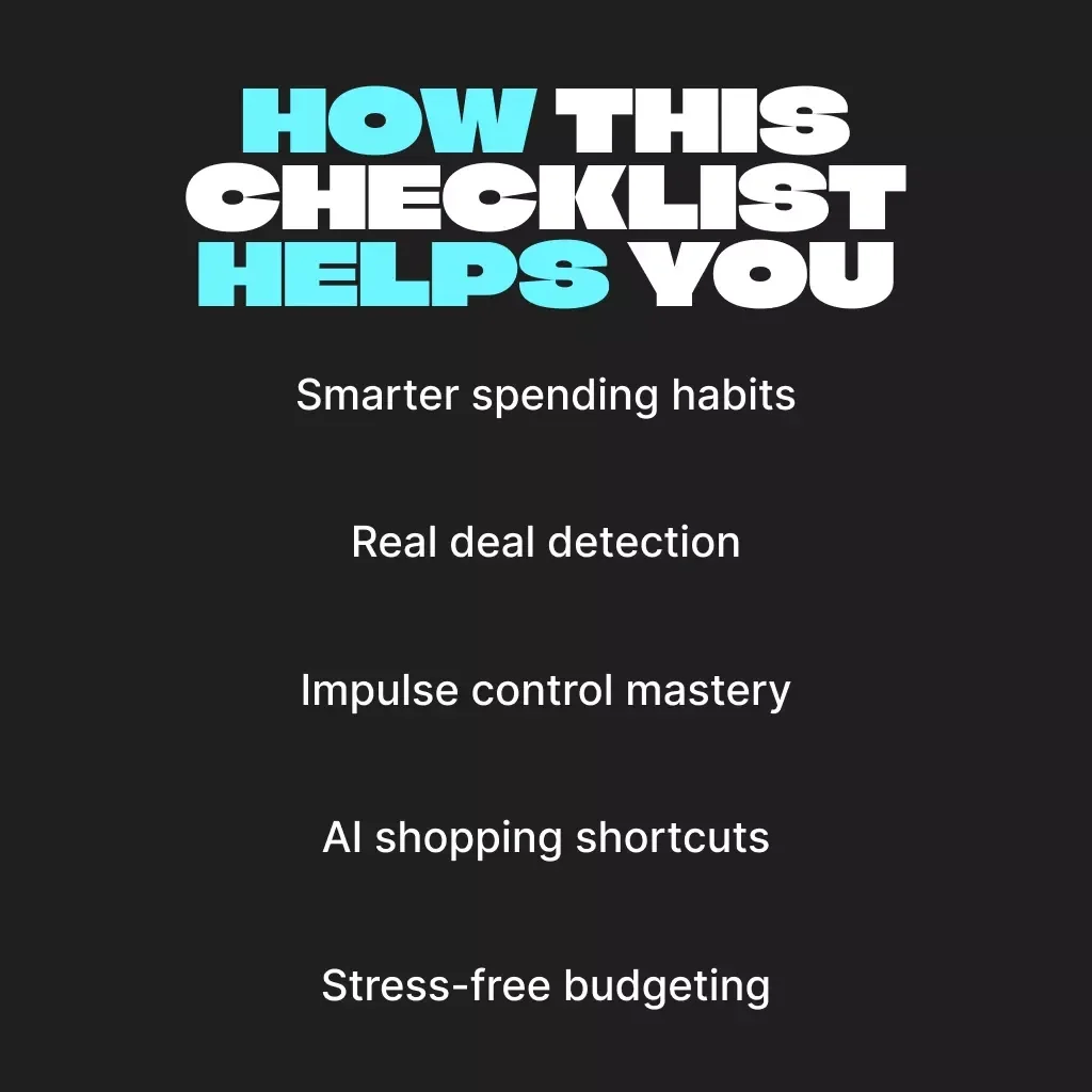 Black Friday Spending Survival Checklist | Digital Download Guide for Smart Shoppers | How to Avoid Over-Spending During Black Friday | Printable Budget & Deal Planner