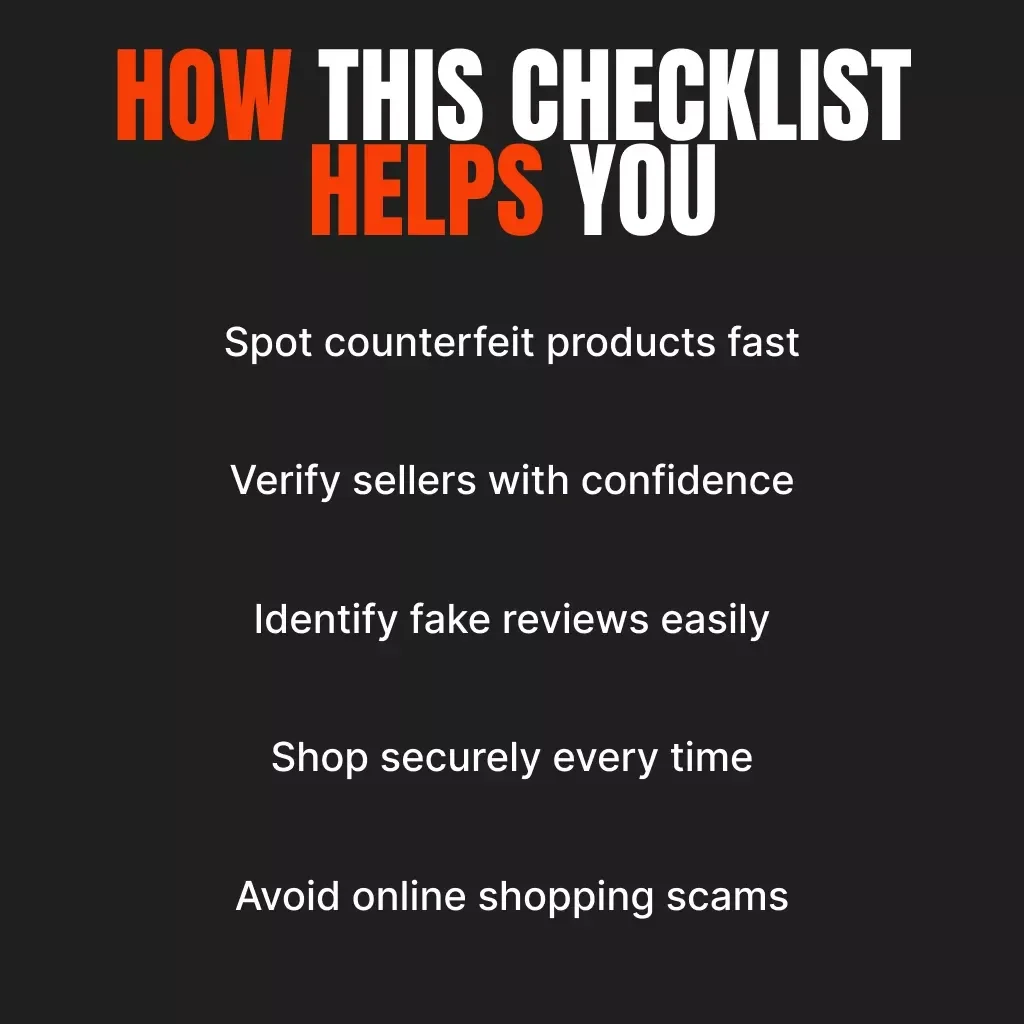 Outsmart Fake Product Listings | Digital Guide for Safe Online Shopping | eBook on Spotting Counterfeit Products, Avoiding Scams & Verifying Authentic Sellers