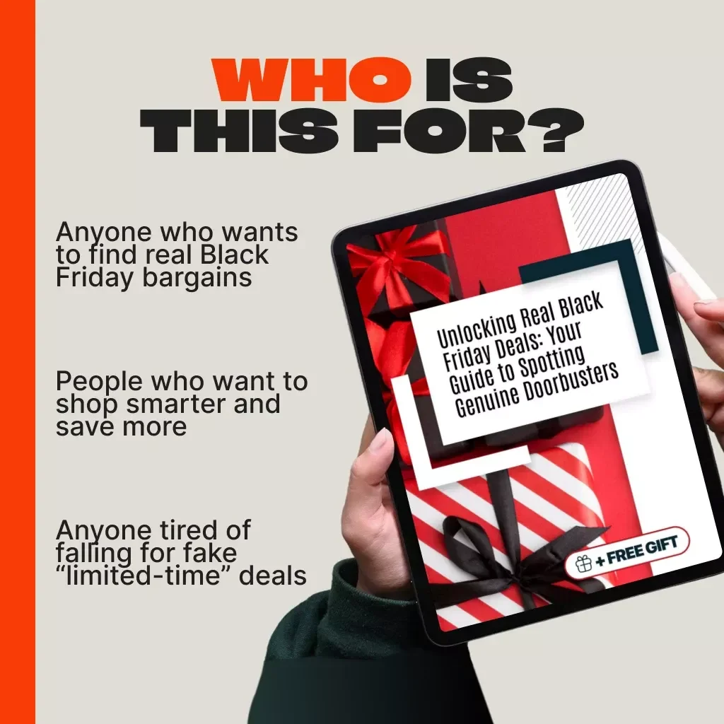 Unlocking Real Black Friday Deals: Your Guide to Spotting Genuine Doorbusters | Digital eBook | Black Friday Shopping Guide | AI Tools for Real Discounts | Budget & Strategy Checklist