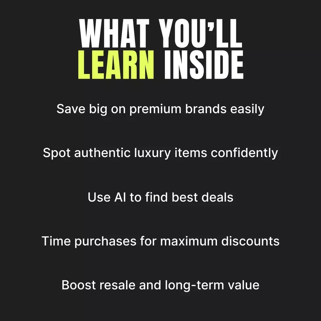 Luxury on Sale: Mastering Black Friday Shopping for High-End Finds | Black Friday Shopping Rules for Luxury Items | Digital eBook for Smart Shoppers
