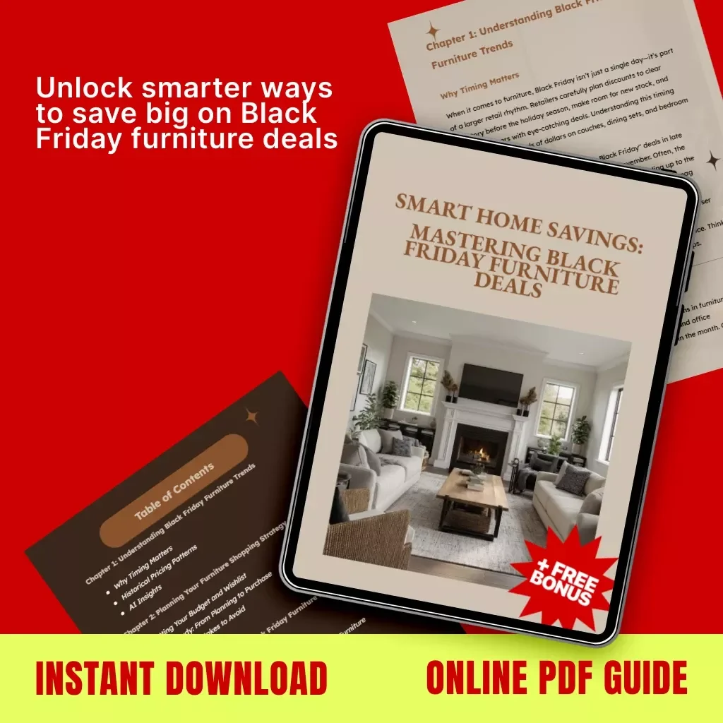Smart Home Savings: Mastering Black Friday Furniture Deals | Digital Guide for Finding the Best Black Friday Home Furniture Prices