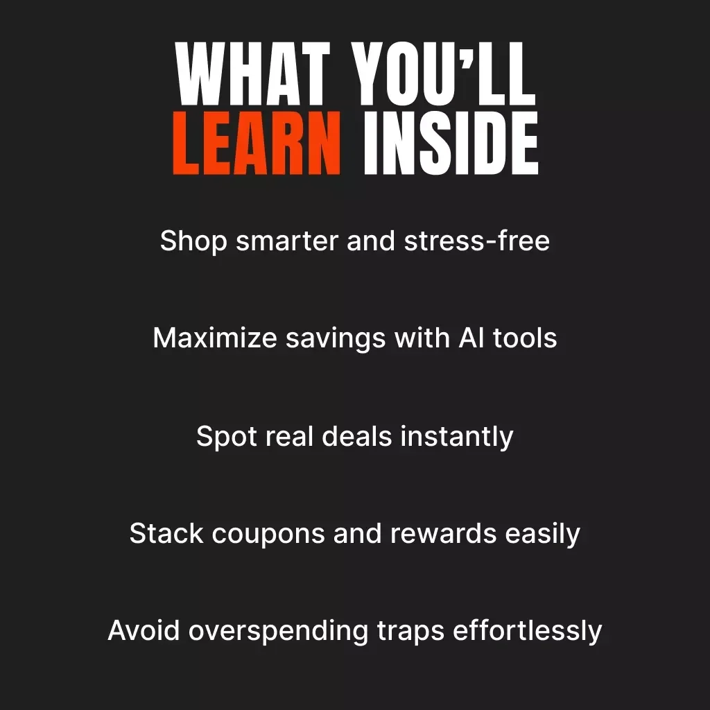 Black Friday Mastery: Smart Hacks to Save Big Without the Stress | Digital Download Guide, eBook, AI Shopping Tips, Budget Planner, Couponing & Cashback Strategies