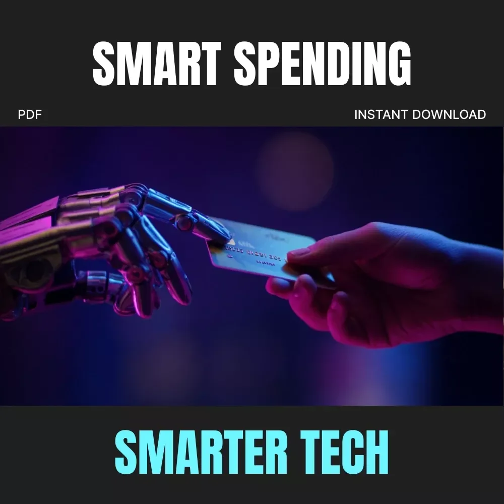Smart Spending, Smarter Tech: Automate Your Black Friday Budget with AI | Digital Guide for How to Automate Budget Tracking Using AI, Smart Finance eBook, AI Budget Planner Download