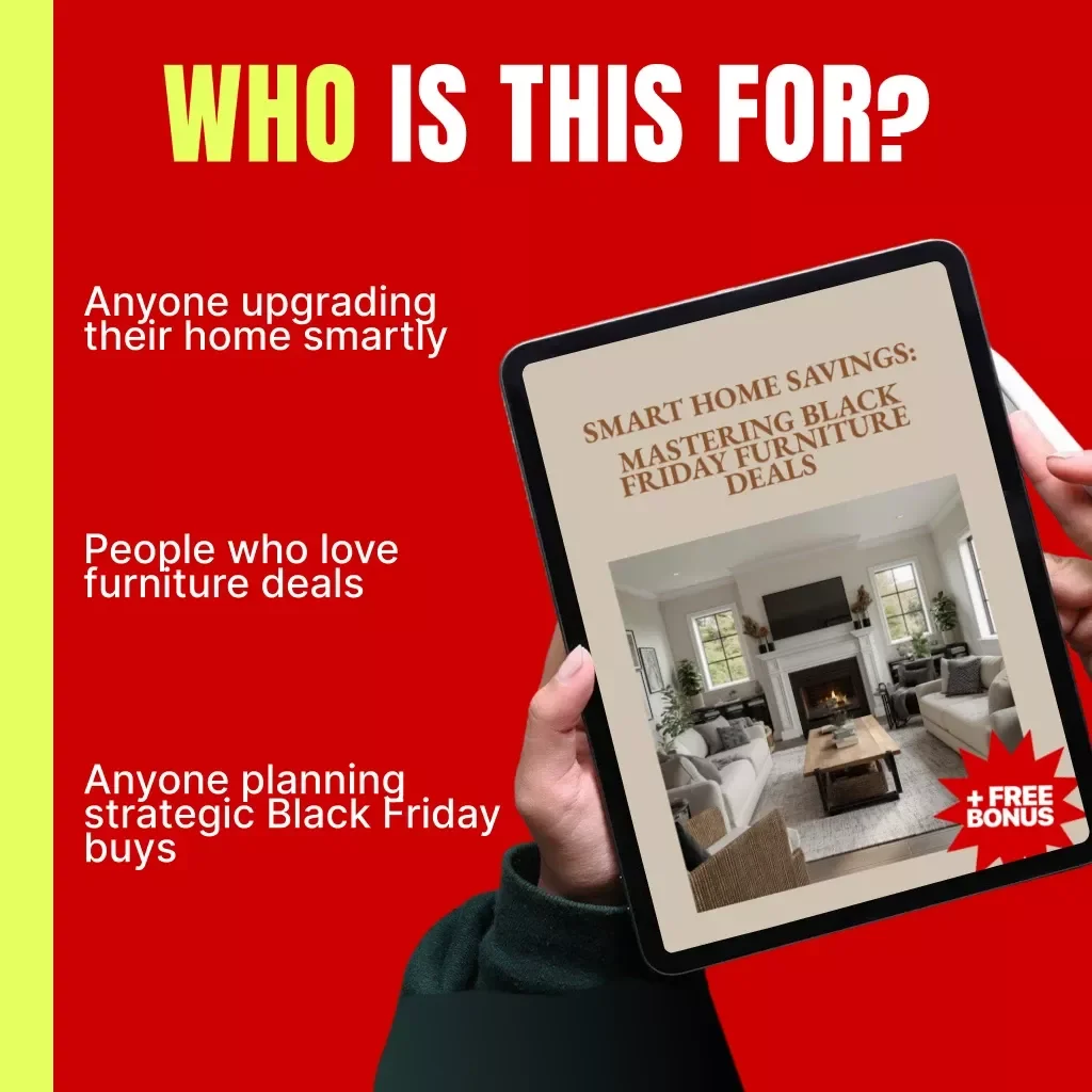 Smart Home Savings: Mastering Black Friday Furniture Deals | Digital Guide for Finding the Best Black Friday Home Furniture Prices