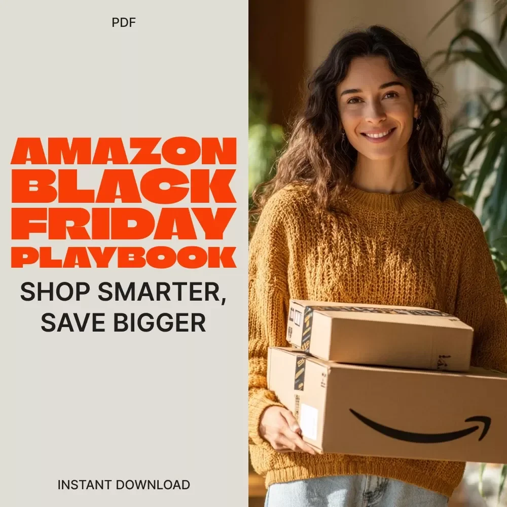 Amazon Black Friday Playbook: Shop Smarter, Save Bigger | Ultimate Guide to How to Shop Black Friday on Amazon | Digital Download eBook for Savvy Shoppers