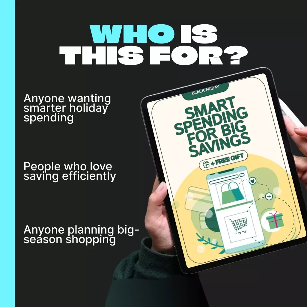 Smart Spending for Big Savings | Black Friday Budgeting Guide | How to Create a Black Friday Shopping Budget | Digital Download for Smarter Holiday Shopping
