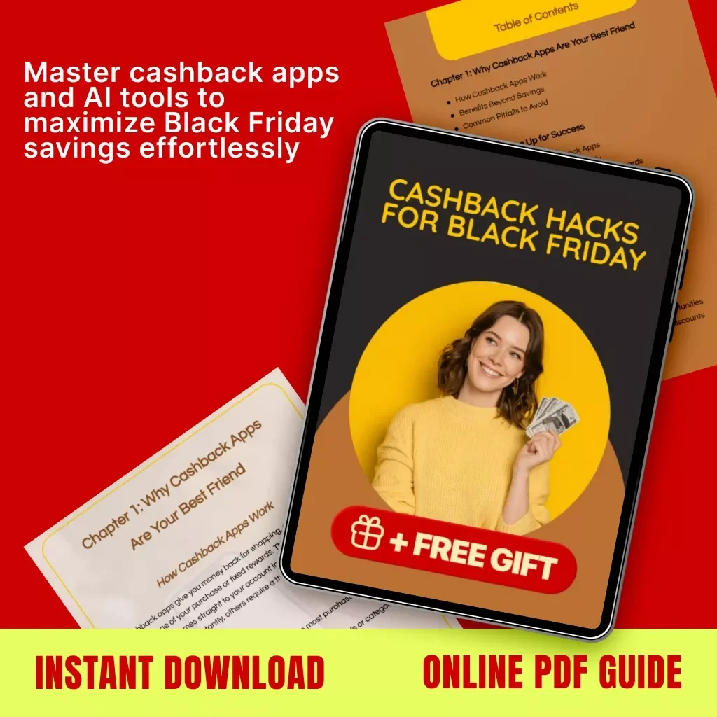 Cashback Hacks for Black Friday | Ultimate Digital Guide for Smart Shoppers | Save More with Cashback Apps, AI Deal Tracking & Reward Stacking Strategies