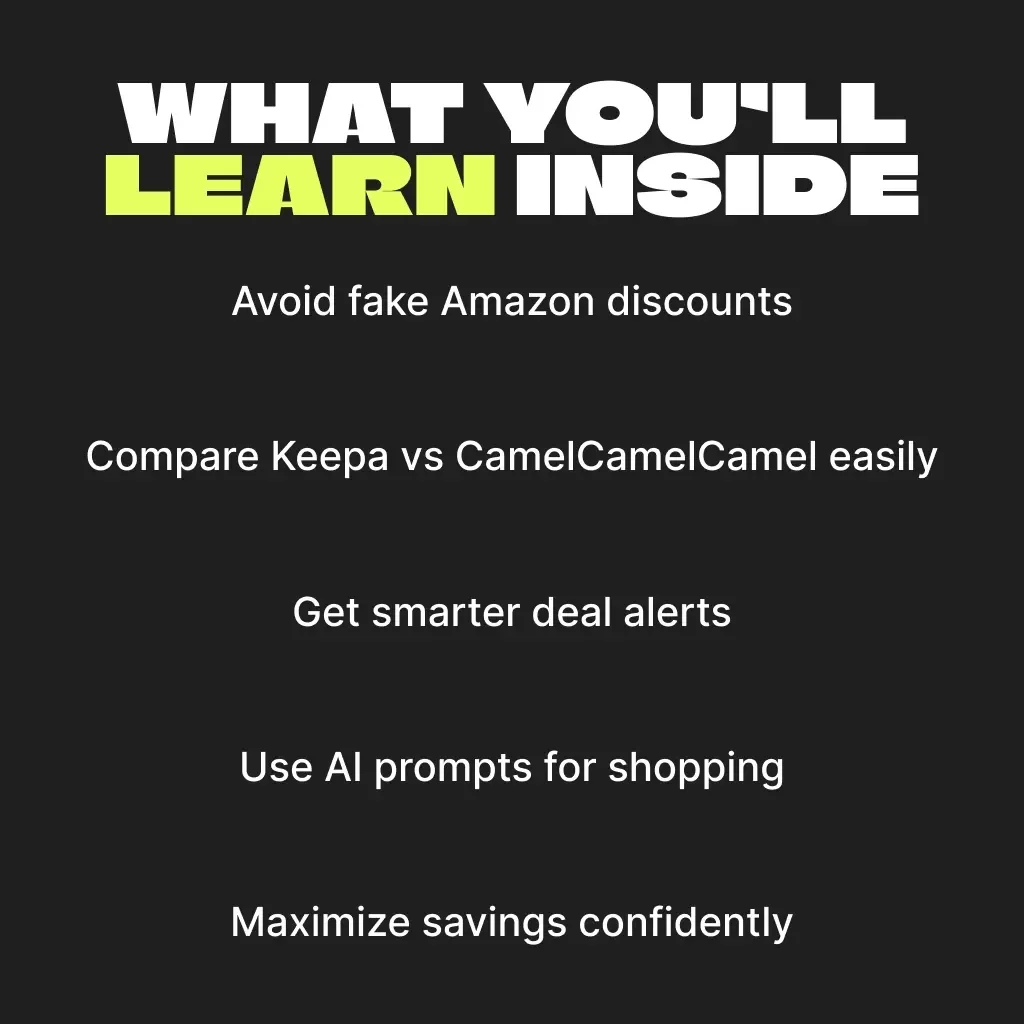 Which Price Tracker Wins the Black Friday Battle | Keepa vs CamelCamelCamel eBook | Ultimate Amazon Price Tracking Guide for Smart Shoppers