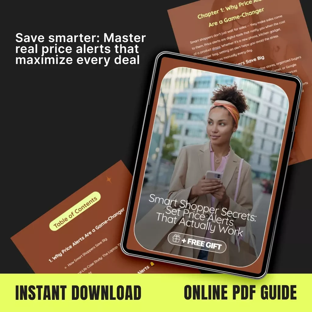 Smart Shopper Secrets: Set Price Alerts That Actually Work | Digital Guide for Budget-Savvy Buyers | How to Set Smart Price Alerts for Items You Want | AI Deal Tracker & Savings Strategy eBook