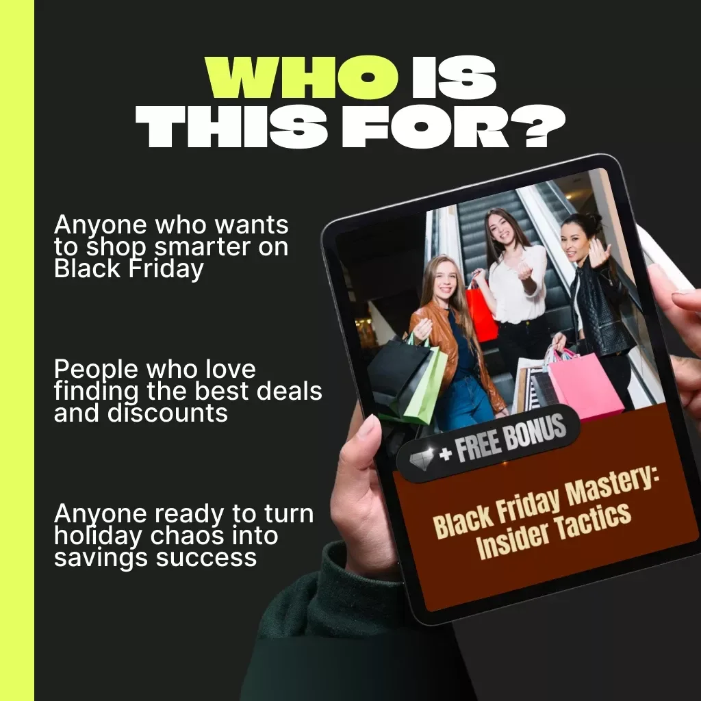Black Friday Mastery: Insider Tactics | Digital Download eBook & Shopping Strategy Guide for Smart Shoppers, Deal Hunters & Savvy Buyers | Learn AI-Powered Black Friday Hacks