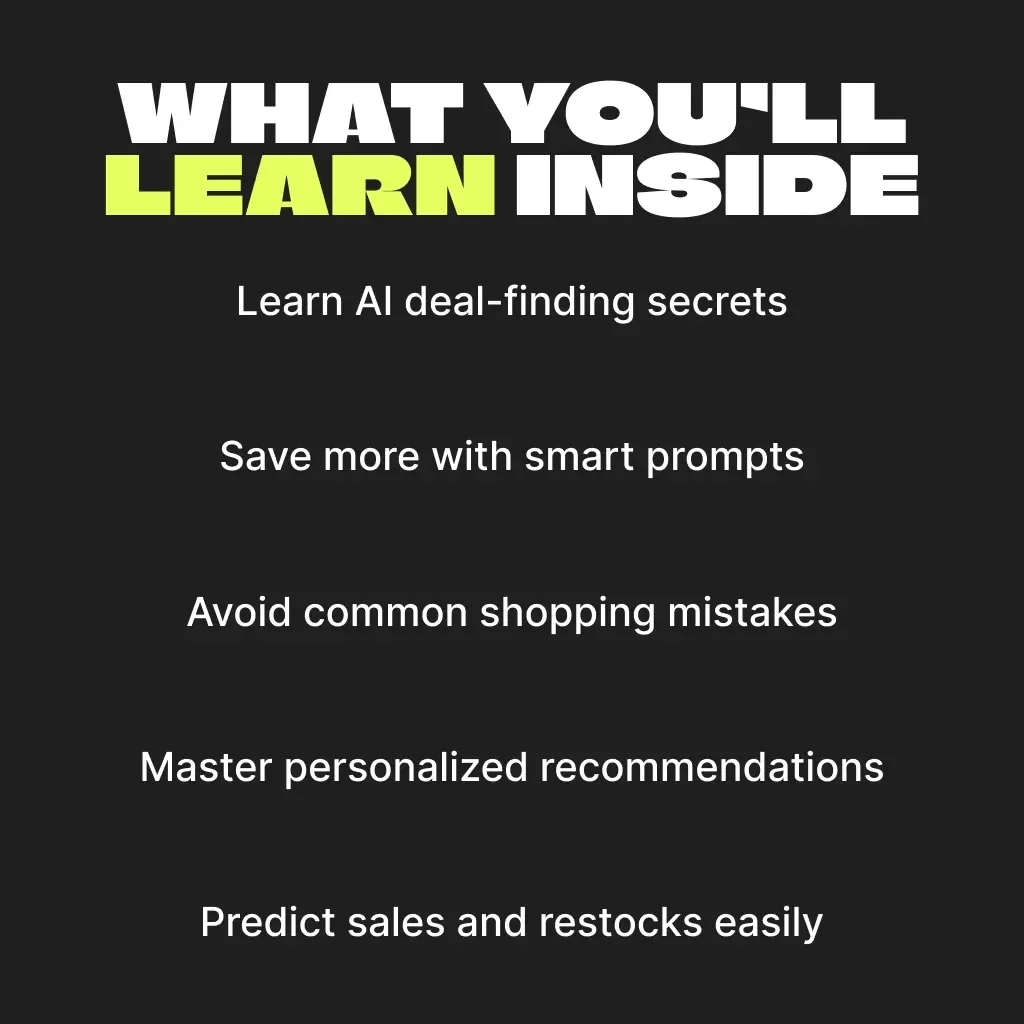 Smart Shopper’s Edge: Decode AI-Powered Shopping | How to Understand AI-Powered Shopping | Digital Download Guide for Smarter Online Buying, AI Prompts, and Deal-Finding Tips