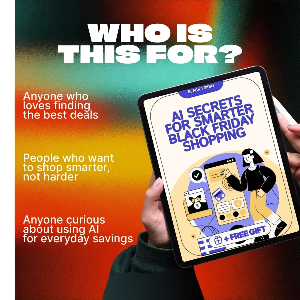 AI Secrets for Smarter Black Friday Shopping | Digital Guide for Savvy Shoppers | Learn how to use AI to compare Black Friday deals across sites, track prices & find hidden discounts