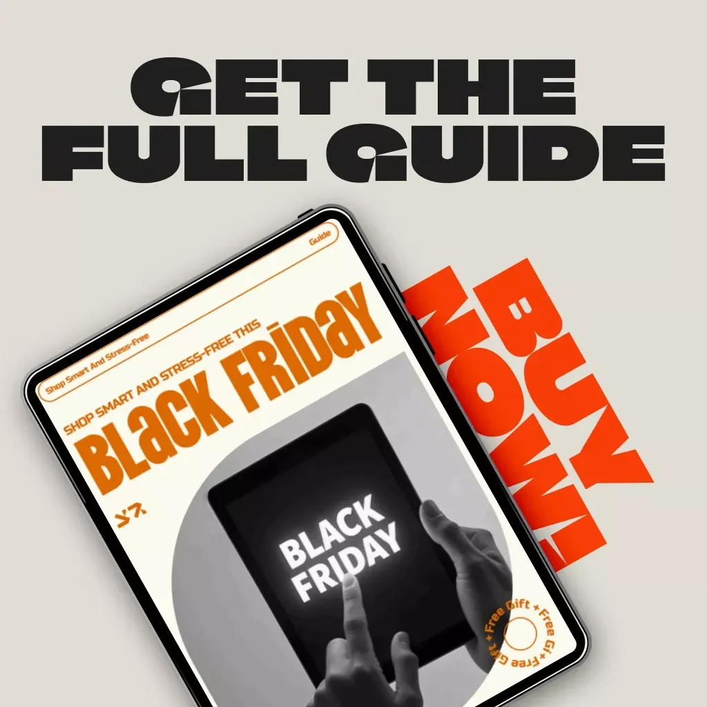 Shop Smart and Stress-Free This Black Friday | Digital Download Guide, eBook & Checklist for Mindful Shopping, Budgeting, and Regret-Free Deals