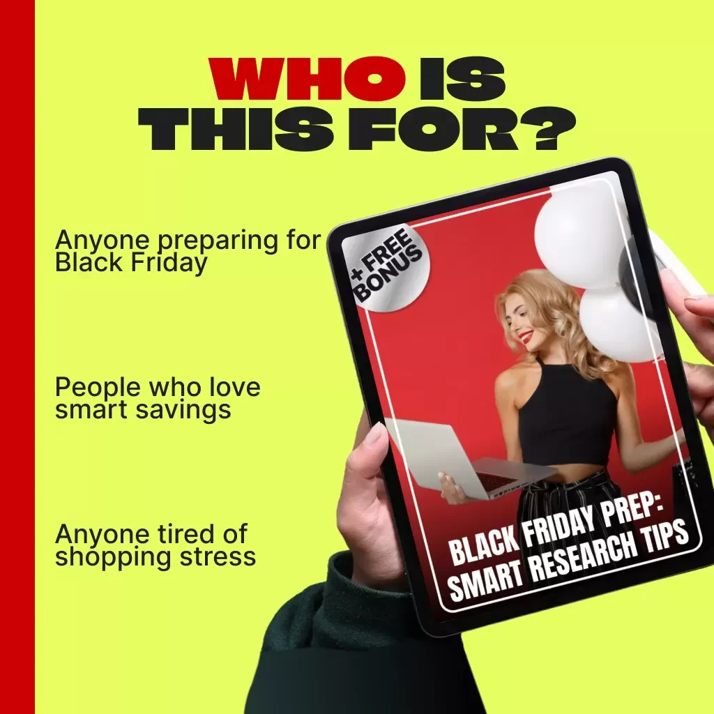 Black Friday Prep: Smart Research Tips | Digital Guide for Savvy Shoppers | What to Research Before Black Friday eBook