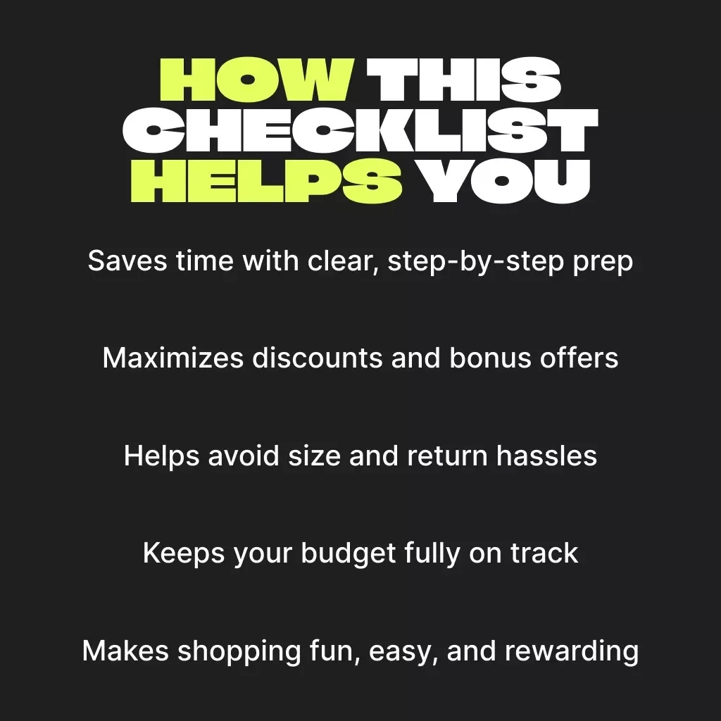 Step Up Your Game: Black Friday Shoe Shopping Checklist 👟✨ | Ultimate Guide for Smart Shoe Deals | Tips for Shopping for Shoes During Black Friday Sales