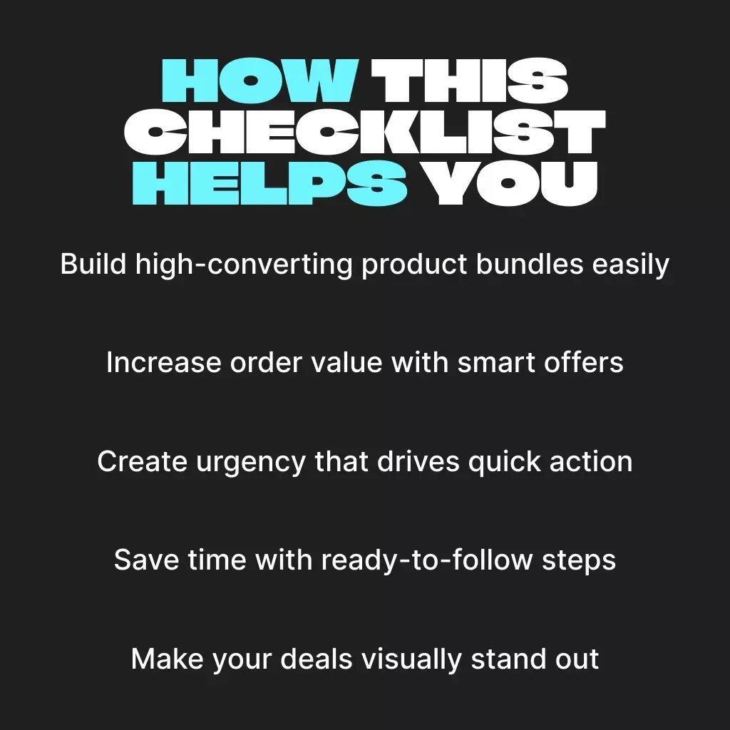 Black Friday Bundle Bonanza: Your Ultimate Offer-Stacking Checklist | Digital Download for Entrepreneurs & Small Business Owners | How to Bundle Offers for Black Friday eBook