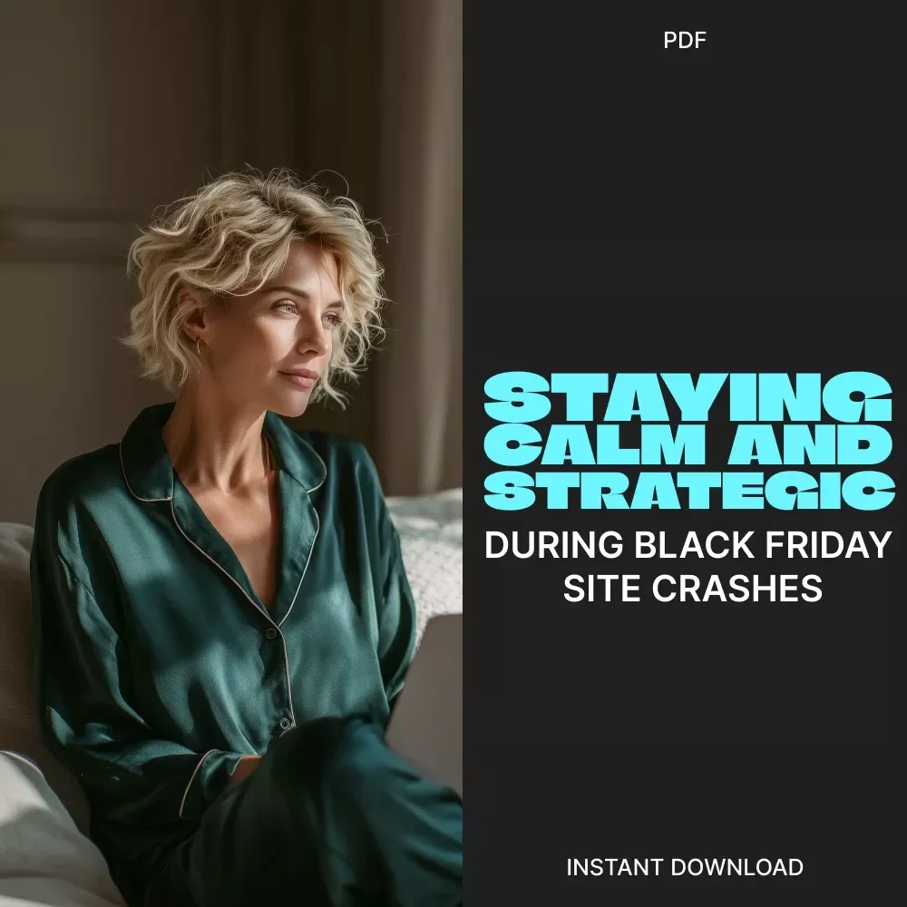 Staying Calm and Strategic During Black Friday Site Crashes | Digital Guide for Smart Shoppers | What to Do When a Site Crashes During Black Friday – Instant Download eBook