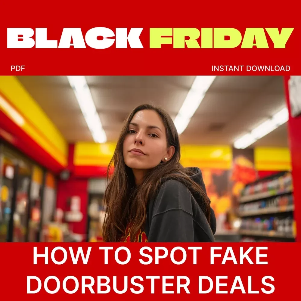 Black Friday Survival Guide: How to Spot Fake Doorbuster Deals Before You Buy – Smart Shopper’s eBook for Spotting Real Discounts & Avoiding Scams