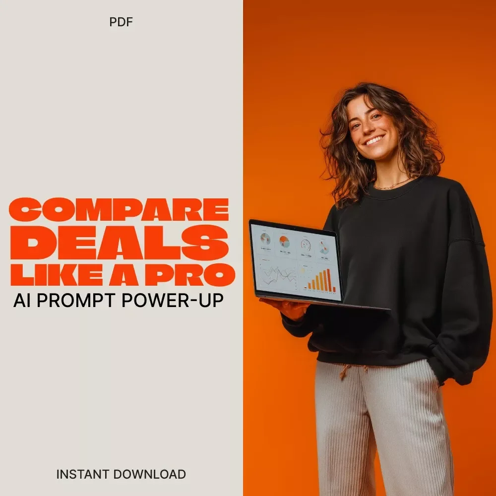 Black Friday AI Prompt Power-Up: Your Ultimate Checklist to Compare Deals Like a Pro | Digital Download Guide for Smart Shoppers | How to Build Prompts for AI to Compare Deals, Save Big, and Shop Smarter