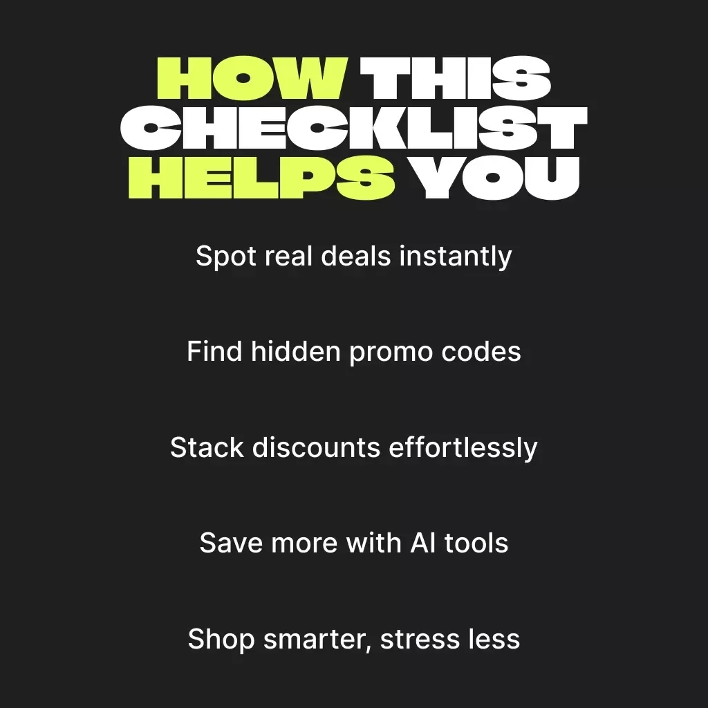Smart Shopper’s Black Friday Promo Code Checklist | Digital Download | Printable Tips for Using Promo Codes on Black Friday | Money-Saving Holiday Shopping Guide