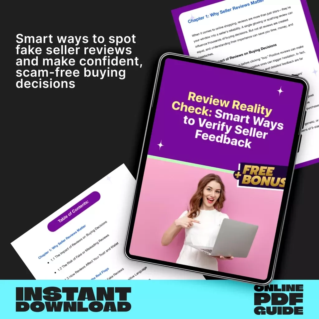 Review Reality Check: Smart Ways to Verify Seller Feedback | Digital Guide for Smarter Online Shopping | Essential Tips for Verifying Seller Reviews