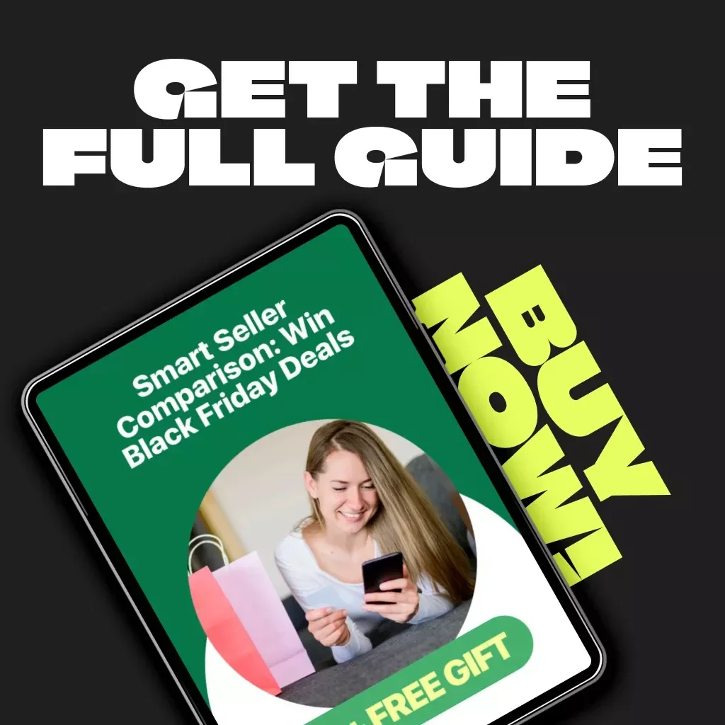 Smart Seller Comparison: Win Black Friday Deals | Digital Guide for Savvy Shoppers | How to Compare Sellers Like a Pro | Instant Download