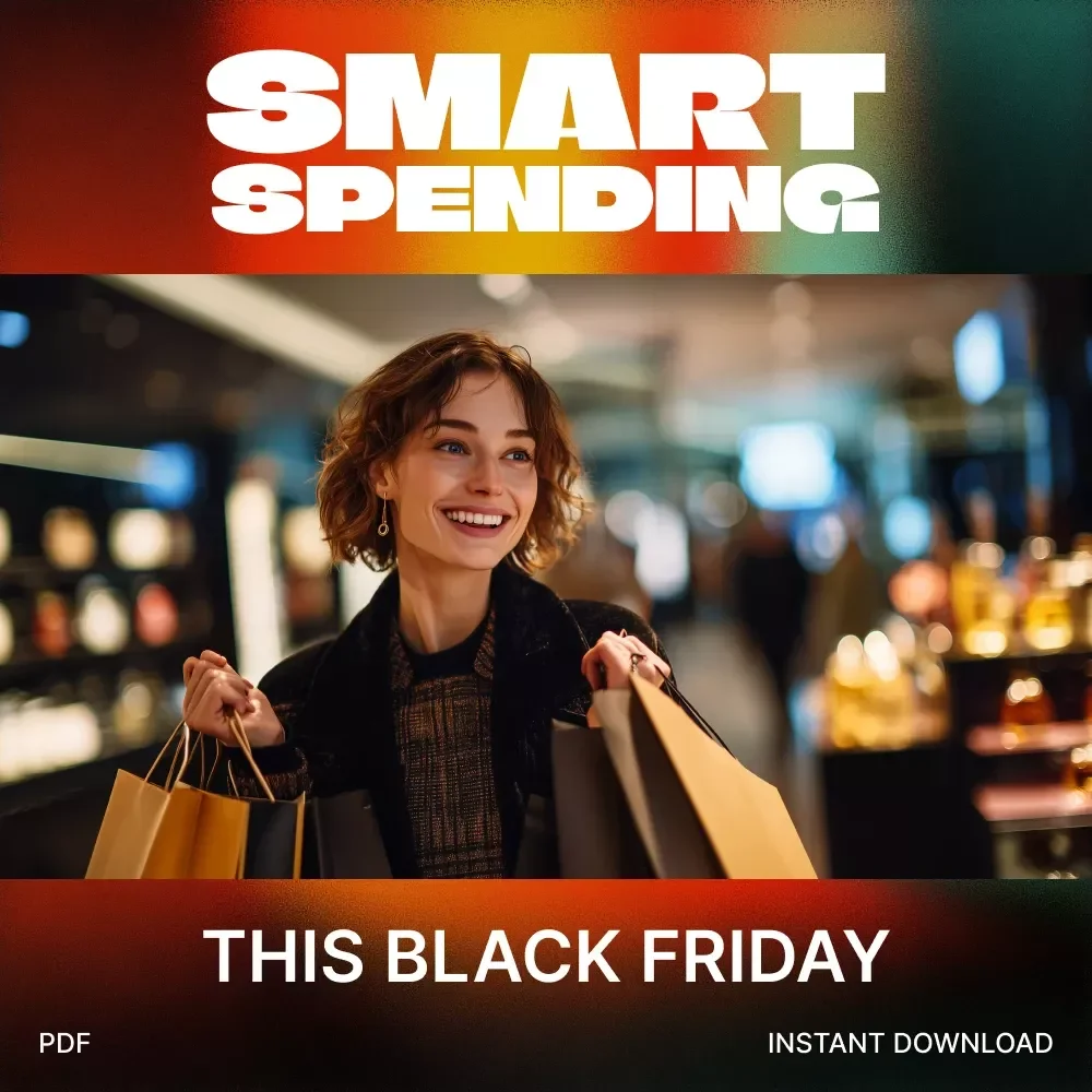 Smart Spending This Black Friday | Digital Guide on How to Avoid Overspending During Black Friday | Budget Planning, Deal Spotting & AI Shopping Tips