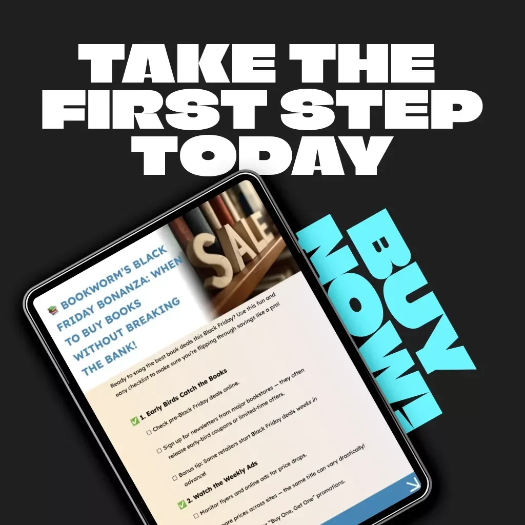 Bookworm’s Black Friday Bonanza: When to Buy Books Without Breaking the Bank | Printable Book Shopping Checklist | Digital Download Guide for Smart Book Lovers