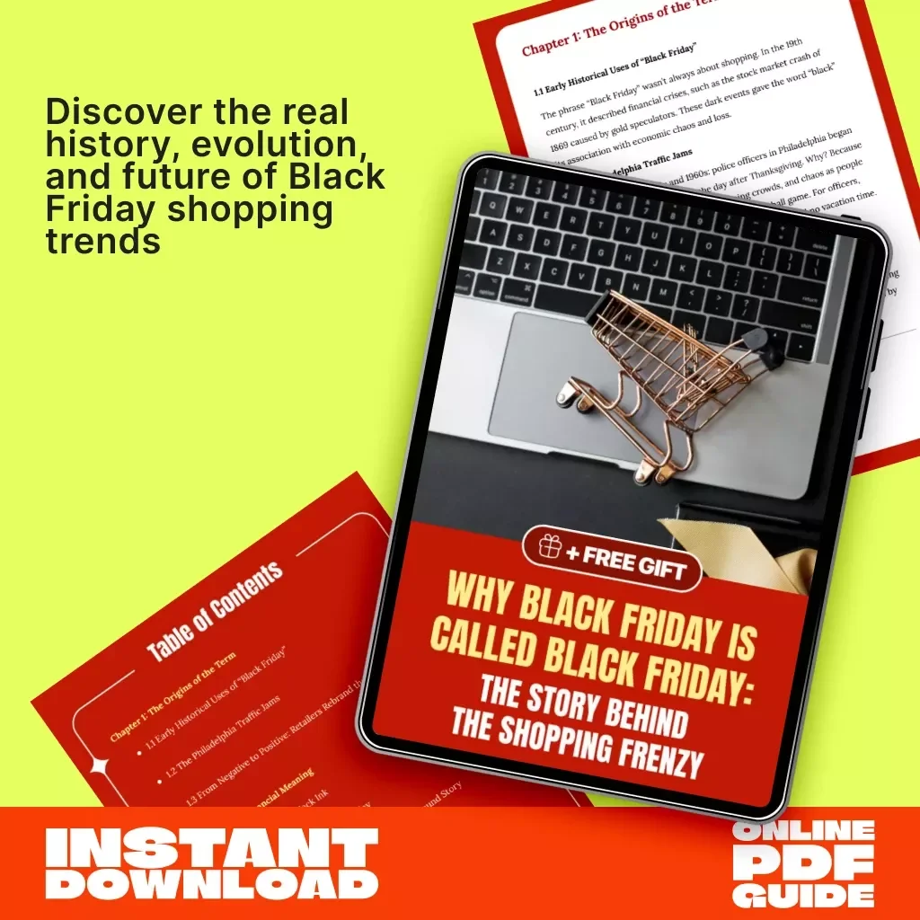 Why Black Friday is Called Black Friday: The Story Behind the Shopping Frenzy | Digital Download Guide for Shoppers, Retailers & History Lovers | Learn Why is Black Friday Called Black Friday & How It Shaped Modern Shopping