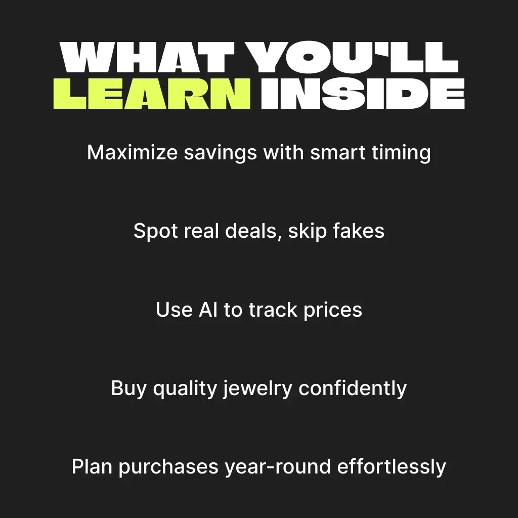 Sparkle Smart: Timing Your Jewelry Purchases for Black Friday Deals | Ultimate Guide to When to Buy Jewelry on Black Friday for the Best Discounts