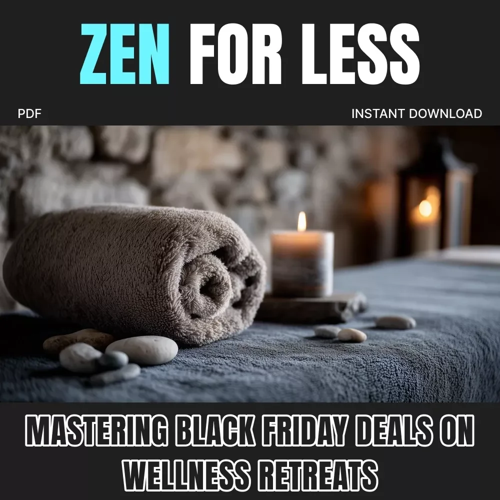 Zen for Less: Mastering Black Friday Deals on Wellness Retreats | Digital Guide for Finding Exclusive Wellness Retreat Discounts, Travel Tips & Mindful Savings Strategies