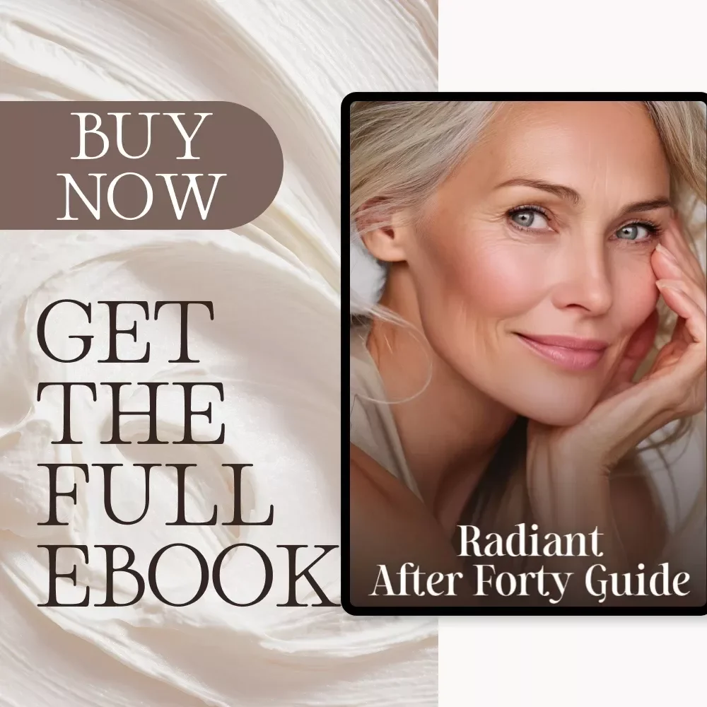 Radiant After Forty Guide | Ebook for Women Over 40 | Tips for Glowing Skin After 40 | Skincare, Nutrition & Lifestyle Glow-Up Plan