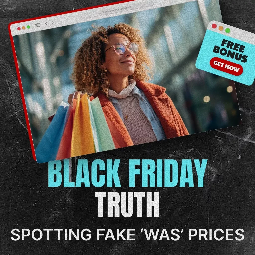 Black Friday Truth: Spotting Fake ‘Was’ Prices Before You Buy | Digital eBook for Smart Shoppers | Tips for Spotting Inflated “Was” Prices | Consumer Awareness Guide