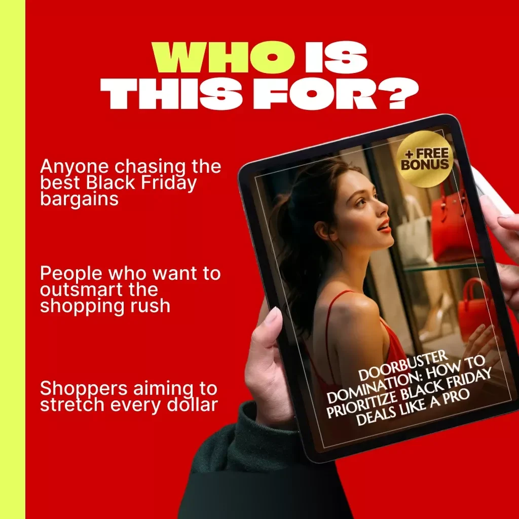 Doorbuster Domination: How to Prioritize Black Friday Deals Like a Pro | Ultimate Digital Shopping Guide for Smart Shoppers | eBook on How to Prioritize Doorbusters in Your Shopping List