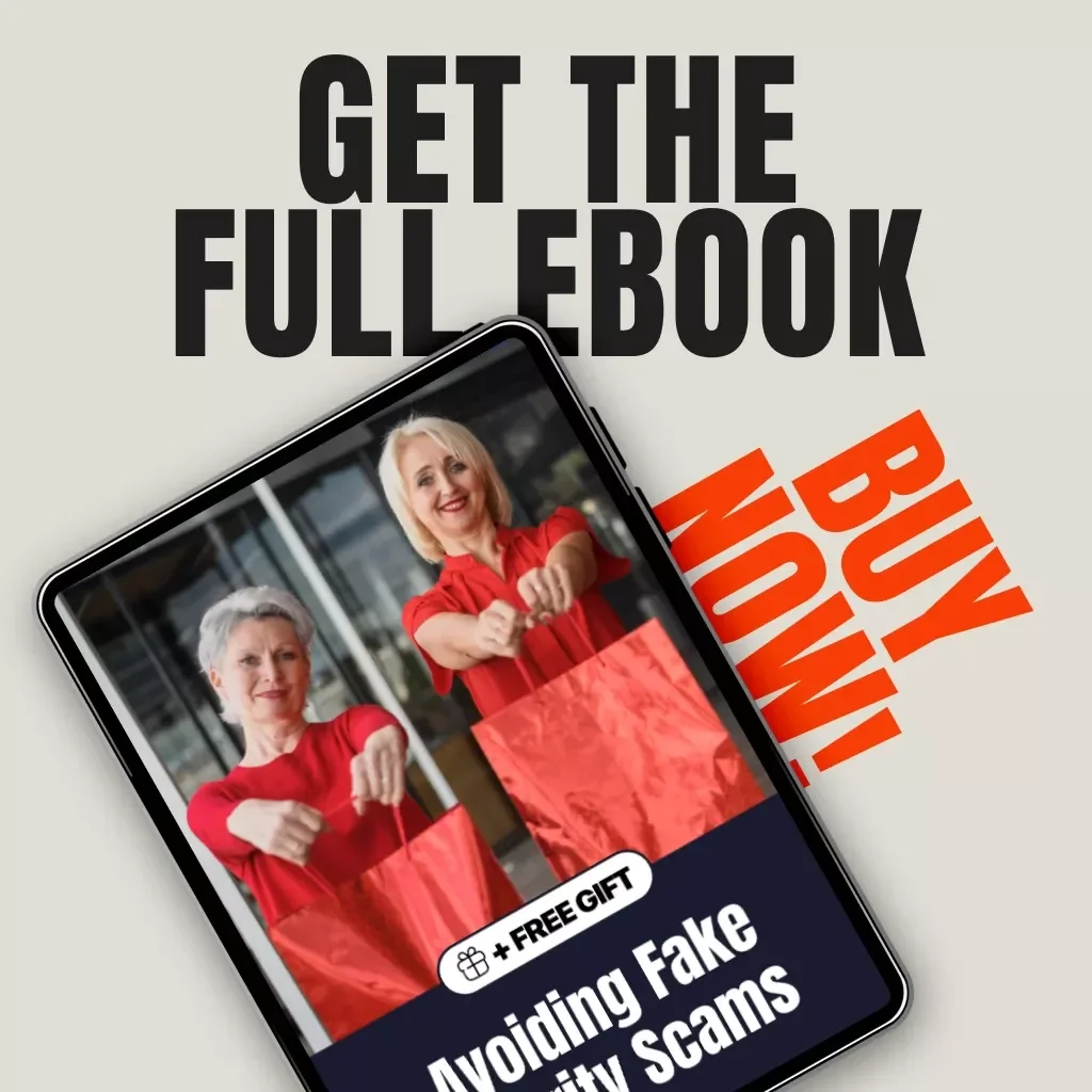 Avoiding Fake Charity Scams | How to Avoid Fake Charity Scams eBook | Digital Download Guide for Safe Giving During Black Friday and Holiday Season