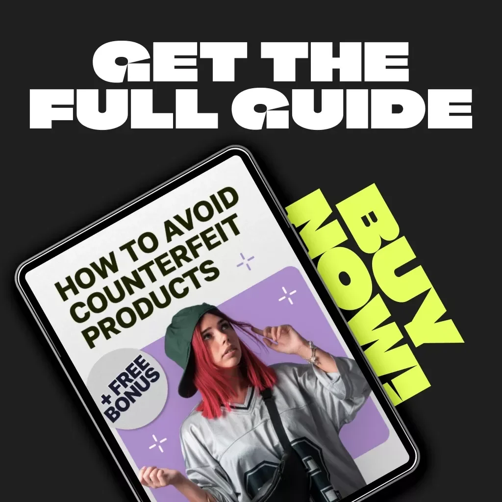 How to Avoid Counterfeit Products | Digital Download eBook, Online Shopping Safety Guide, Anti-Counterfeit Checklist, AI Authenticity Verification Tips