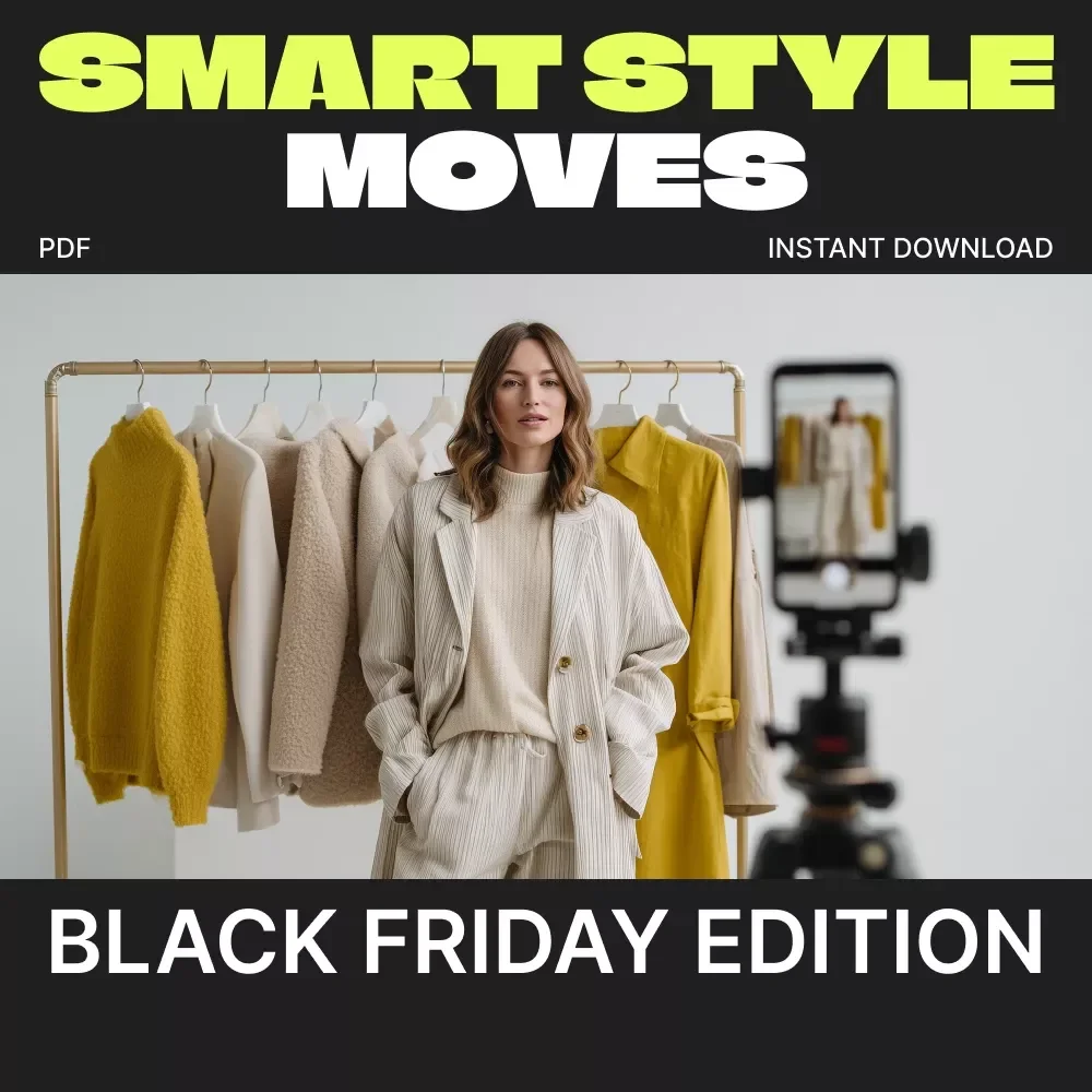 Smart Style Moves: Black Friday Edition | Sustainable Fashion eBook, Ethical Shopping Guide, Digital Download for Conscious Shoppers
