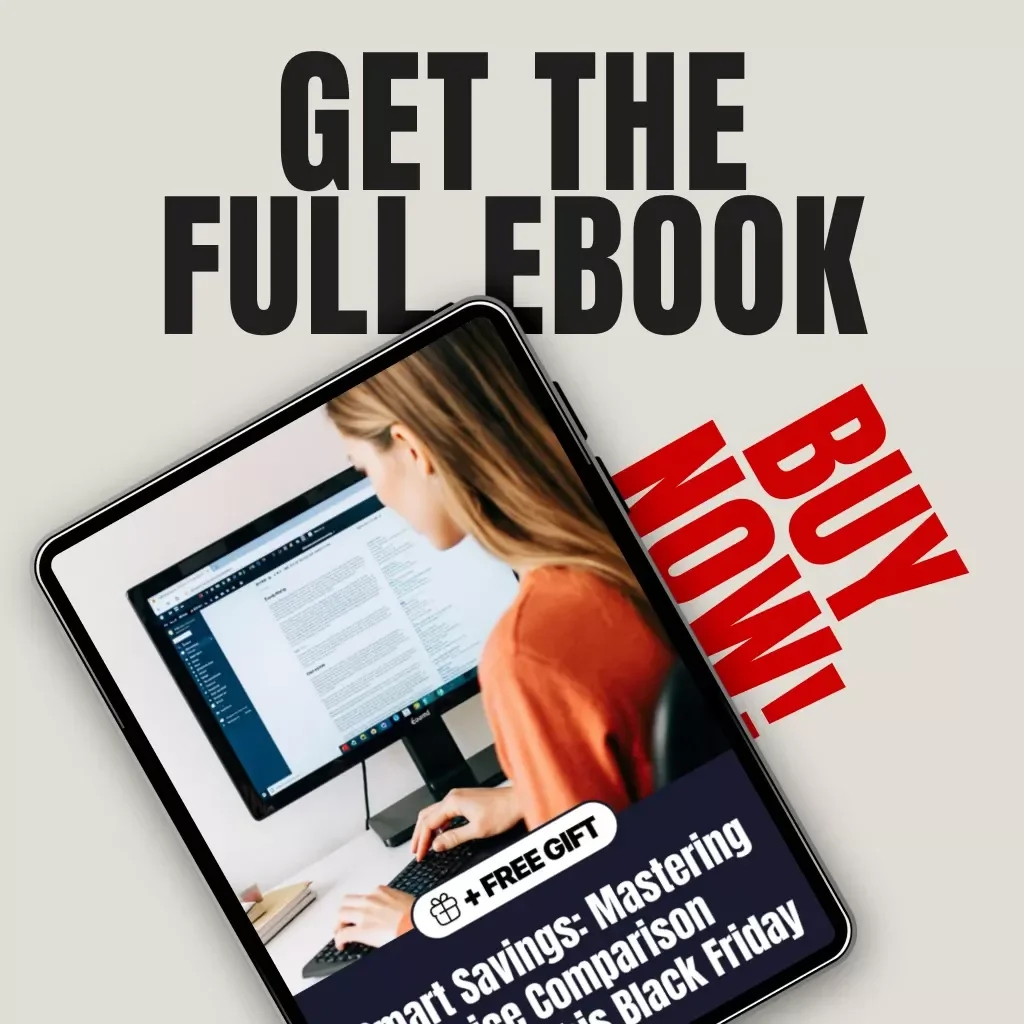 Smart Savings: Mastering Price Comparison Websites This Black Friday | Ultimate Digital Guide for Savvy Shoppers | Black Friday eBook, AI Shopping Strategies & Smart Savings Tips