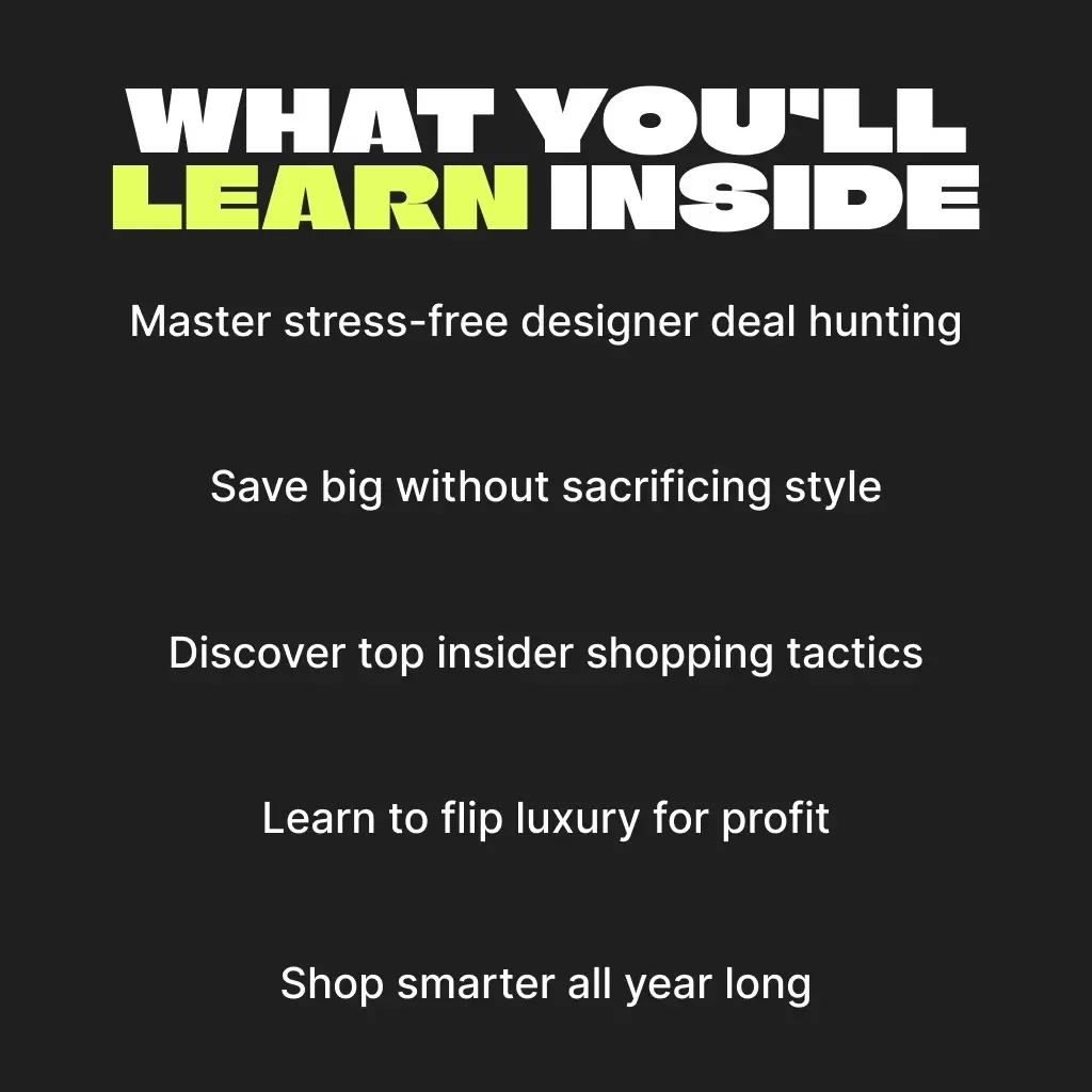 Chic & Smart: Navigating Designer Fashion Deals This Black Friday | Ultimate Guide on How to Find Deals on Designer Fashion During Black Friday | Digital Download eBook for Smart Shoppers