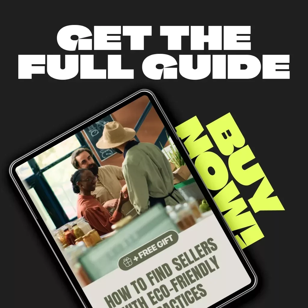 How to Find Sellers with Eco-Friendly Practices | Sustainable Shopping Guide | Digital Download for Conscious Consumers | Learn How to Find Sellers with Eco-Friendly Practices